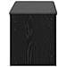 Panca per ingresso con cuscino Rovere Nero 83 x 38 x 45 cm - Foto miniatura 6