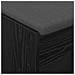 Panca per ingresso con cuscino Rovere Nero 83 x 38 x 45 cm - Foto miniatura 8