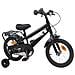 Bicicletta per Bambini 12 Pollici per bambini di 2-4 anni Nero - Foto miniatura 2