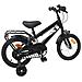 Bicicletta per Bambini 12 Pollici per bambini di 2-4 anni Nero - Foto miniatura 3