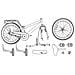 Bicicletta per Bambini 12 Pollici per bambini di 2-4 anni Nero - Foto miniatura 8