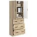 Set di armadi 2 pcs Rovere Sonoma 66 x 34,5 x 87 cm - Foto miniatura 2