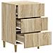 Armadio da Notte con cassetto Rovere Sonoma 43 x 41 x 66,5 cm - Foto miniatura 3