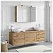 Set di mobili per il bagno 4 pcs Rovere Artigianale - Foto miniatura 4