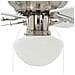 Ventilatore da soffitto con luce Ø 82 cm Bianco - Foto miniatura 6