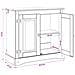 Supporto per Acquario CORONA Marrone 81,5 x 37 x 73 cm 250 kg - Foto miniatura 8