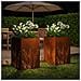 Vaso da giardino 2 pz Ruggine 50 x 50 x 75 cm Acciaio Corten - Foto miniatura 3
