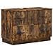 Armadio per Lavabo da Bagno HOORN Rovere Fumo 82 x 41 x 56 cm - Foto miniatura 1
