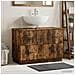 Armadio per Lavabo da Bagno HOORN Rovere Fumo 82 x 41 x 56 cm - Foto miniatura 2