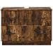 Armadio per Lavabo da Bagno HOORN Rovere Fumo 82 x 41 x 56 cm - Foto miniatura 4