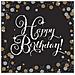 Amscan - 16 Tovaglioli Happy Birthday Scintillante - Foto miniatura 1