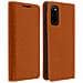 Custodia Samsung Galaxy S20pelle Portafoglio Funzione Stand - Camel - Foto miniatura 1