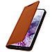 Custodia Samsung Galaxy S20pelle Portafoglio Funzione Stand - Camel - Foto miniatura 4