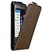 Custodia Compatibile Con Blackberry Z10 In Bruno Caffè - Coperchio Protettivo In Design Flip Con Chiusura Magnetica - Foto miniatura 1