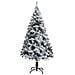 Albero di Natale Artificiale con Neve Fioccata Verde 150 cm PVC - Foto miniatura 3