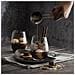 Set Bicchieri Amber Bordo Oro In Vetro, 6 Pezzi Trasparente - Foto miniatura 5