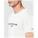 Tommy Hilfiger Tommy Flag Hilfiger Tee Maglietta Sport, Bianco (snow Bianco 118), Medium Uomo - Foto miniatura 4