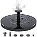 Fontana Decorativa Ad Energia Solare 16 Cm Nera - Foto miniatura 1