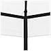 Gazebo da Giardino 323x275x265 cm Bianco 180 g / m² - Foto miniatura 3