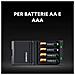 Caricabatterie 45 Minuti e batterie ricaricabili 2 pile AA e 2 pile AAA - Foto miniatura 2