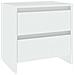 Comodino Bianco 45x34,5x44,5 Cm In Truciolato - Foto miniatura 2