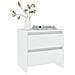 Comodino Bianco 45x34,5x44,5 Cm In Truciolato - Foto miniatura 3