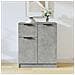 Credenza Grigio Cemento 60x30x70 Cm In Legno Multistrato - Foto miniatura 1