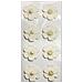 8 Adesivi 3d - Fiori Bianchi - Matrimonio - Foto miniatura 1