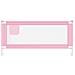 Sponda Letto di Sicurezza per Bambini Rosa 200x25 cm Tessuto - Foto miniatura 3