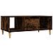 Tavolino Da Salotto Rovere Fumo 90x50x36,5 Cm Legno Multistrato - Foto miniatura 2