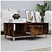 Tavolino Da Salotto Rovere Fumo 90x50x36,5 Cm Legno Multistrato - Foto miniatura 1