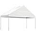 Gazebo Con Tetto Bianco 4,46x5,88x3,75 M In Polietilene - Foto miniatura 2