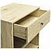 Tamlin Comodino Con 1 Cassetto In Nobilitato Agglomerato Naturale - Foto miniatura 4