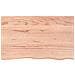 Ripiano Muro Marrone Chiaro 100x60x2cm Massello Rovere Trattato - Foto miniatura 2