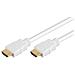 Goobay 61018 Cavo Hdmi 1 M Hdmi Tipo A (standard) Bianco - Foto miniatura 1