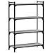 Libreria 4 Ripiani Grigio Sonoma 80x30x120cm Legno Multistrato - Foto miniatura 2