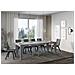Tavolo Allungabile 90x90/246 Cm Naxy - Cemento - Foto miniatura 3