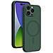 Cover In Silicone Compatibile Con Magsafe Per Iphone 14 Pro, Verde - Foto miniatura 1