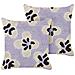 Set Di 2 Cuscini Cotone Lilla 45 X 45 Cm Soapwort - Foto miniatura 2