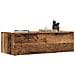 Mobile A Parete Legno Antico 68x30x20 Cm In Legno Multistrato - Foto miniatura 2