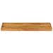 Piano Tavolo Bordi Vivi 70x20x2,5 Cm In Legno Massello Di Mango - Foto miniatura 3