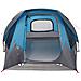 Tenda da Campeggio a Cabina per 4 Persone Blu Impermeabile - Foto miniatura 6