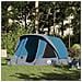 Tenda da Campeggio a Cabina per 4 Persone Blu Impermeabile - Foto miniatura 1