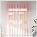 Tende In Voile Con Passanti 2 Pz Rosa 140x260 Cm - Foto miniatura 3