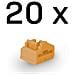 Rj45 Port Schlsse Orange, 20 Stck (47898) - Foto miniatura 1