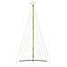 Albero di Natale a LED 570 LED Bianco Caldo 399 cm - Foto miniatura 6