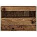 Armadi da muro per TV  con luci LED 2 pezzi in legno antico 60x30x40 cm - Foto miniatura 6