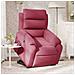 Poltrona Alzapersona Reclinabile Rosso Vino in Velluto - Foto miniatura 2