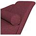 Chaise Lounge con Cuscini Rosso Vino in Tessuto - Foto miniatura 6