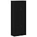 Armadi  2 pezzi in rovere nero 69,5x34x180 cm in legno ingegnerizzato - Foto miniatura 1